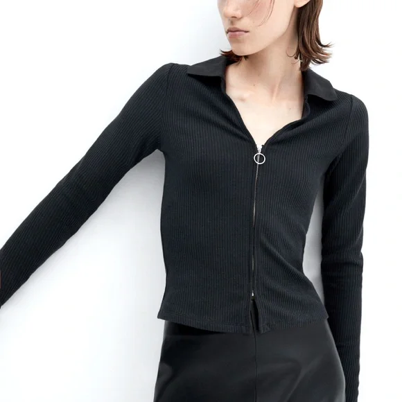 XS MANGO zip up cardigan - Picture 2 of 6